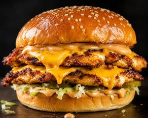 Double Cheesy Smash Burger
