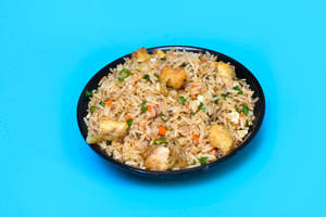 Burnt Garlic Chicken Rice