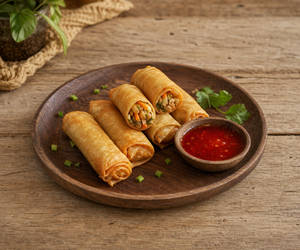 Veg Golden Spring Roll