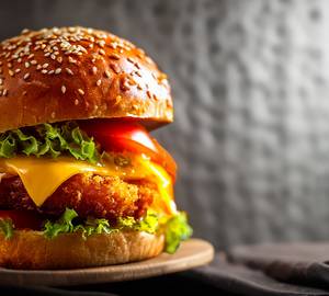 Crispy burger