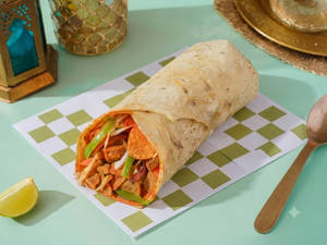 Jumbo Soya Chaap Shawarma Roll