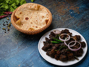 3 Chapathy + Beef Fry