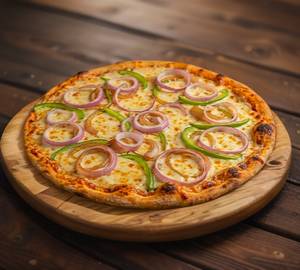 Onion Capsicum Cheese Pizza