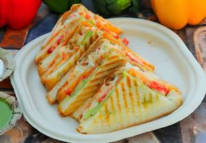 Exotic Veg Club Sandwich