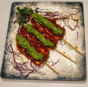Peri Peri Paneer Satay (3pcs)