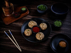 Tandoori Afgani Malai Mushroom & Cheese Momo