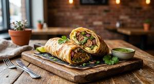Egg Tikya Roll