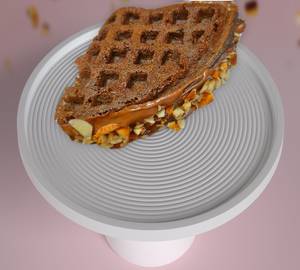 Dry Fruits Triple Chocolate Waffles