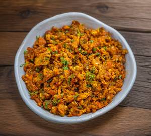 Anda bhurji + 2 buttered bread slices