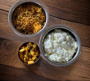 Tamarind Rice And Curd Rice