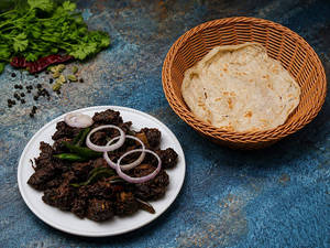 3 Porotta + Half Beef Fry