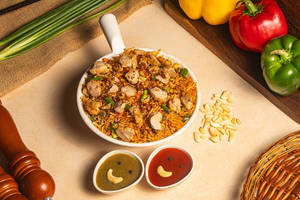 Burnt Garlic Chicken Rice