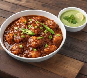 Boneless Chilli Chicken Gravy   (12 Pcs)