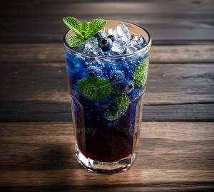 Blueberry mojito
