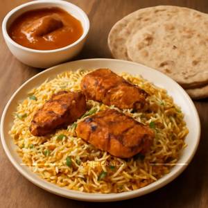 Fish Tikka Biryani