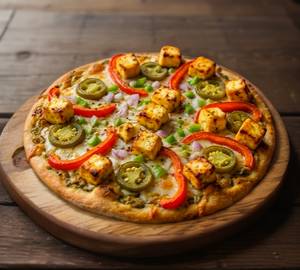 Chilli Paneer Cheese Pizza