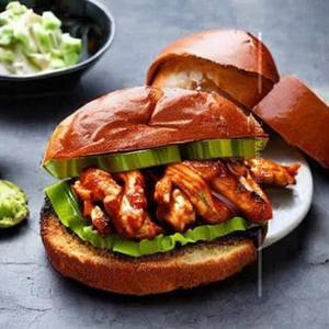 Smoky Bbq Chicken Melt Sandwich