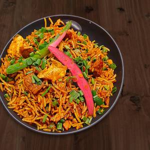 Caribbean Mutton Fried Rice
