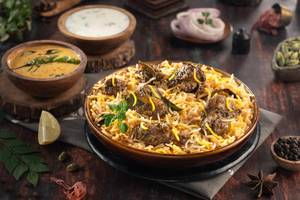 Andhra Chicken Fry Piece Biryani Bowl - 500ml