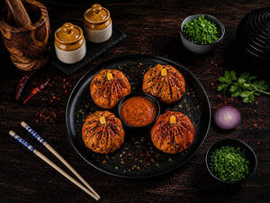 Tandoori Punjabi Masala Cheese & Corn Momo