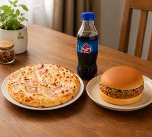 Corn Cheese Burger Coffee
