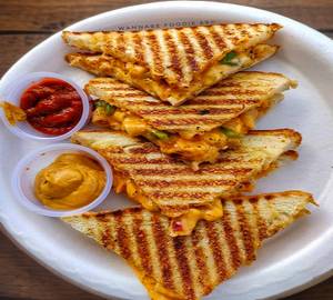 Grilled Veg Cheese Sandwich