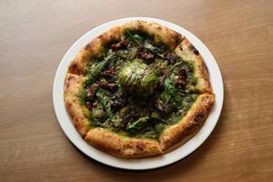 Pesto Burrata Pizza