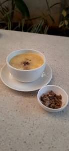 Sweet Corn Soup With Mushrooms