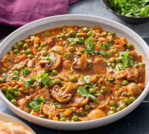 Matar Mushroom Masala