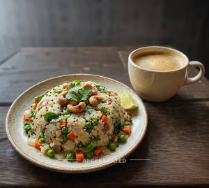 Upma + Coffee