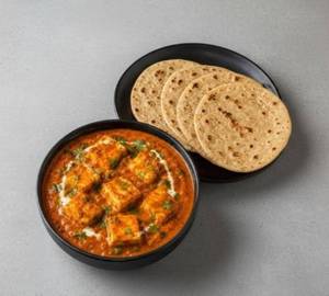 Jain Paneer Curry With 4Pcs Chapati combo