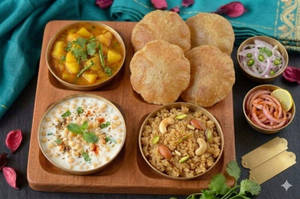Aloo Poori Subzi