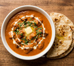 Butter Chicken + Tawa Roti (2 pieces)