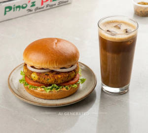 Apna Burger + Classic Cold Coffee