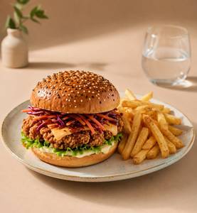 Korean Fried Chicken Burger