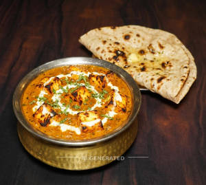 Paneer Tikka Masala + Tandoori Roti (2 pieces)