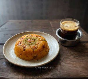 Kesari Bath + Coffee