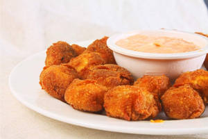Crumb Fried Mushrooms With Garlic Mayonnaise