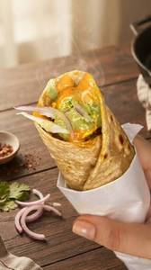 Cheese Paneer Tikka Roll