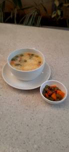 Sweet Corn Soup With Vegetables