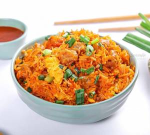 Chicken Egg Schezwan Fried Rice..