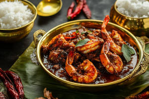 Spicy Andhra Prawns Curry