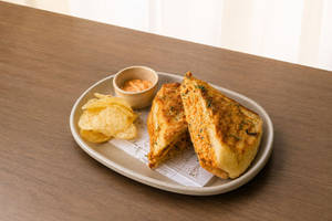 Chili Cheese Grilled Ciabatta Sandwich