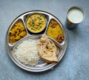 Indian Thali 1 + Plan Chas