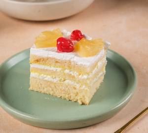 Pineapple Fruit Cake Slice