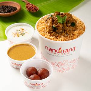 Bucket Mushroom Hyderabadi Biryani