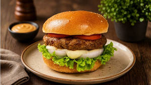 Lalit Signature Chicken Burger
