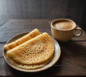 Set dosa (3 Pcs) + Coffee