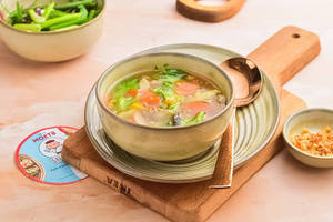Veg Burnt Garlic Clear Soup