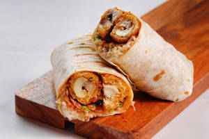 Crunchy Mushroom Burrito